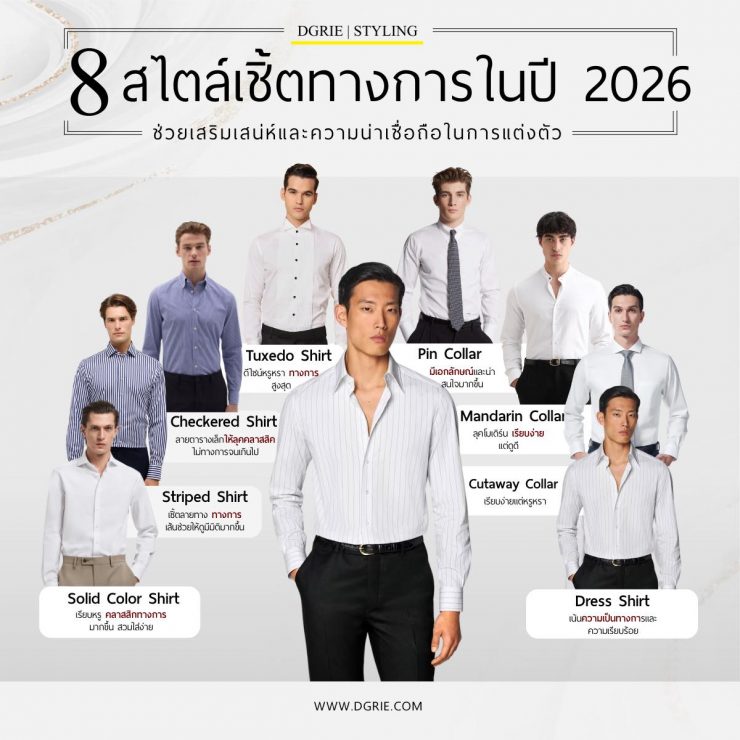 8 Styles of Formal Shirts in 2026
