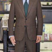 ตัดสูท DGRIE Fox Brothers Brown Single Breasted Suit