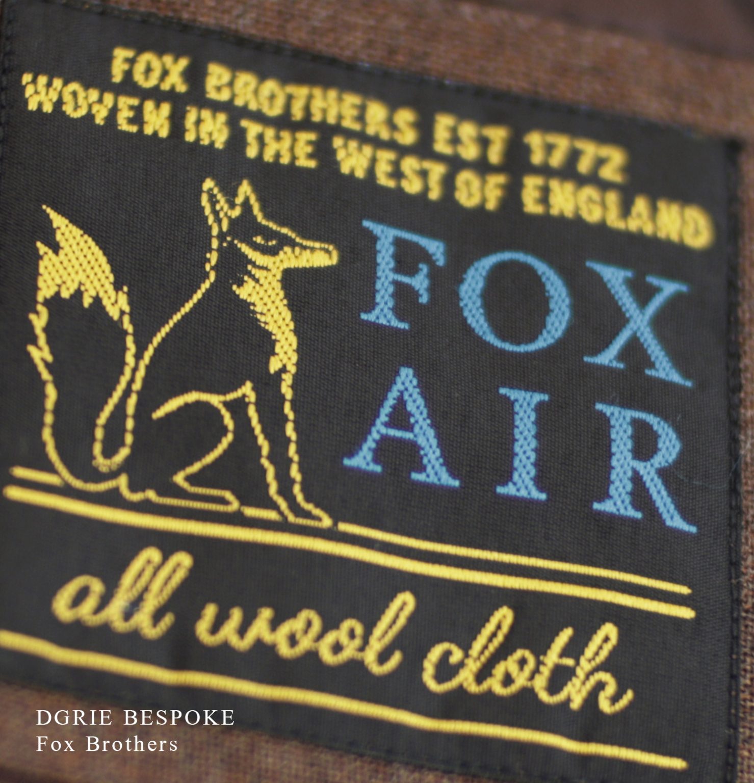 ตัดสูท DGRIE Fox Brothers Brown Single Breasted Suit 7 ตัดสูท DGRIE Fox Brothers Brown Single Breasted Suit