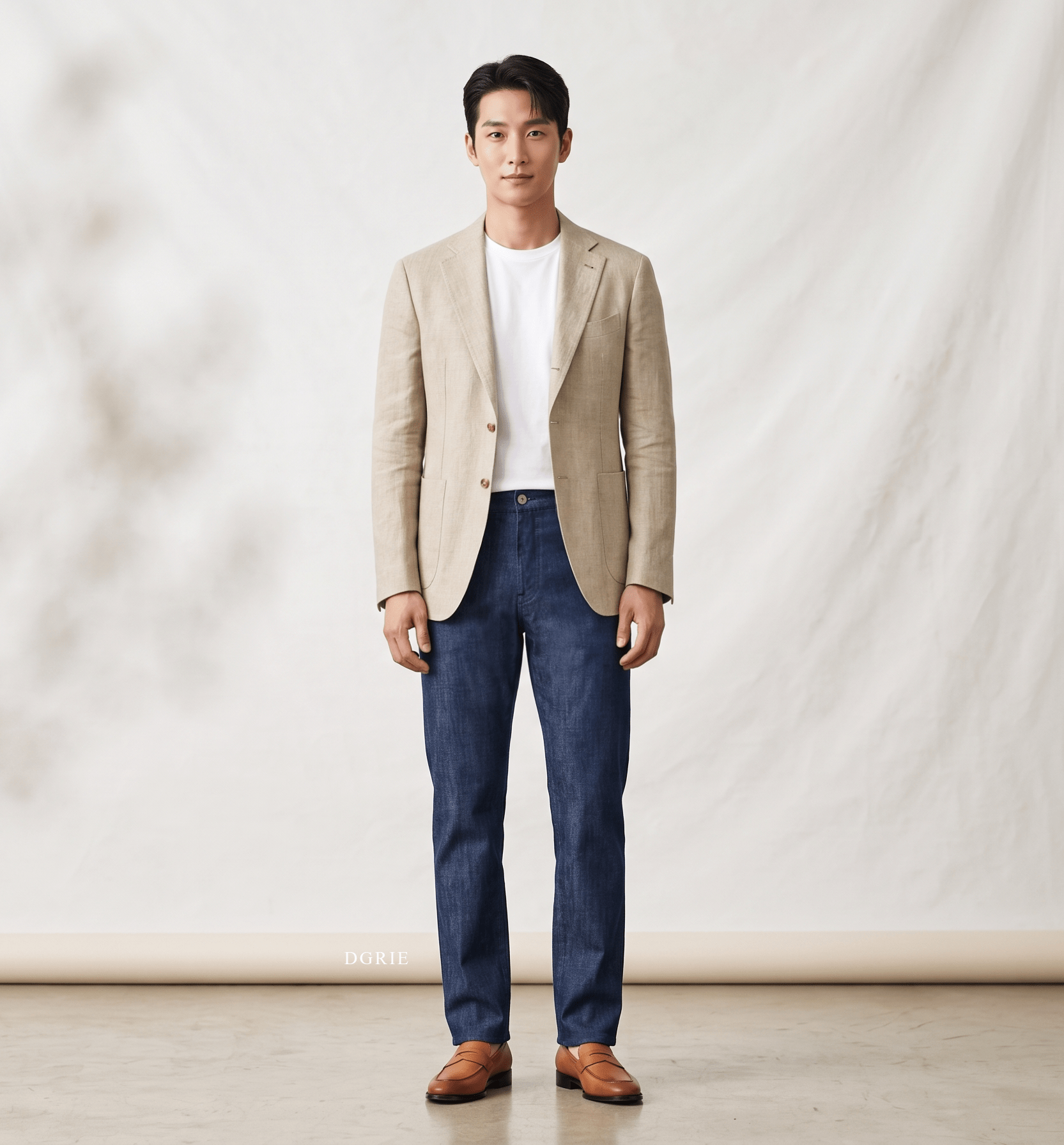 DGRIE - กางเกงยีนส์ Loro Piana Denim Collection