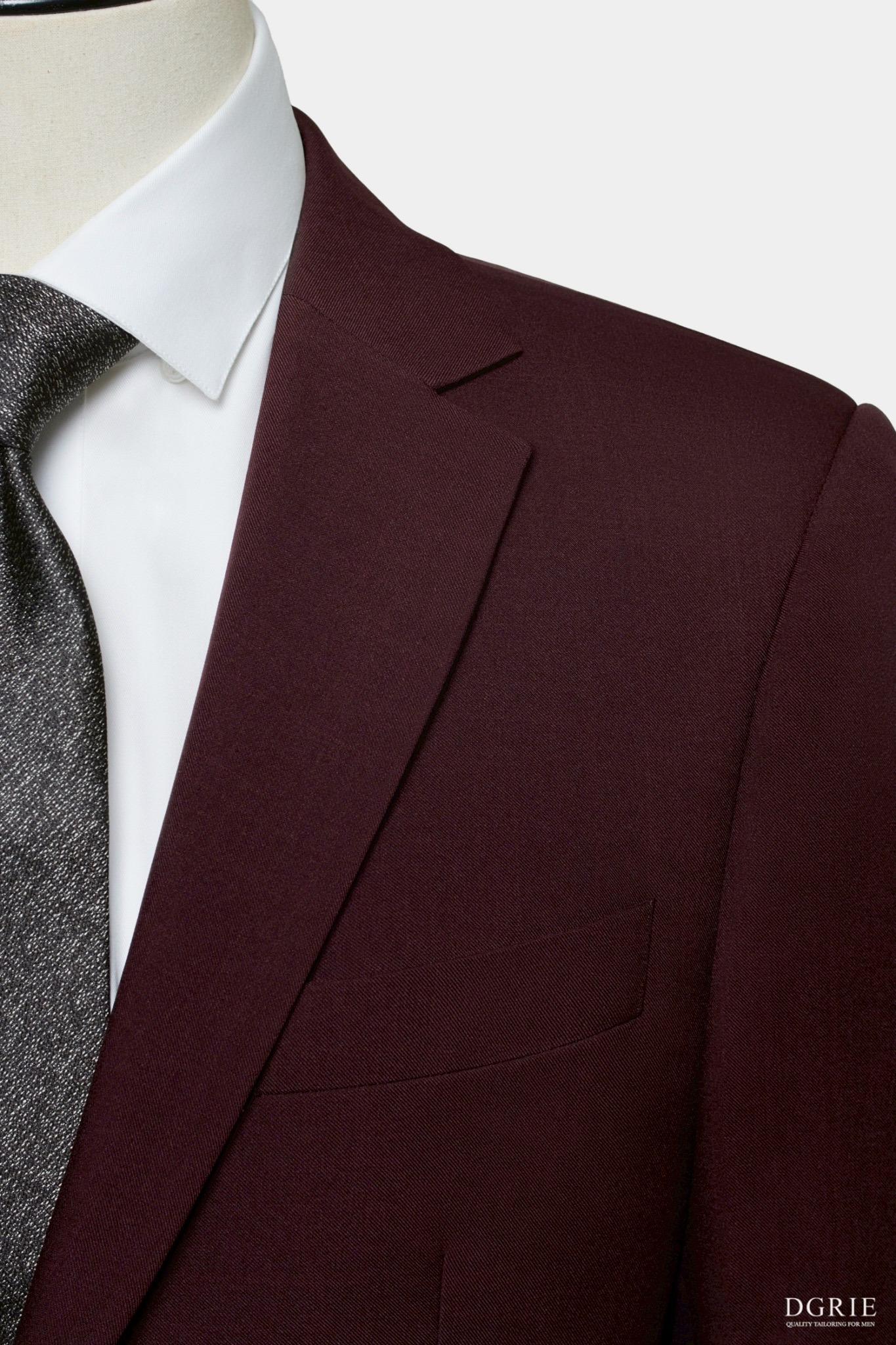 DGRIE Play - Mahogany Red Standard Notch Lapel Suit 9 DGRIE Play - Mahogany Red Standard Notch Lapel Suit