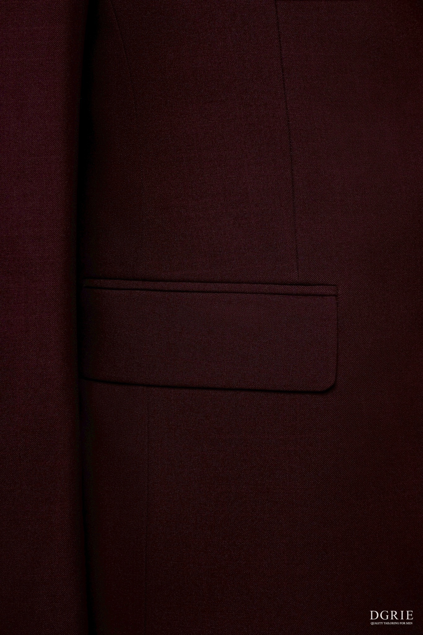 DGRIE Play - Mahogany Red Standard Notch Lapel Suit 5 DGRIE Play - Mahogany Red Standard Notch Lapel Suit