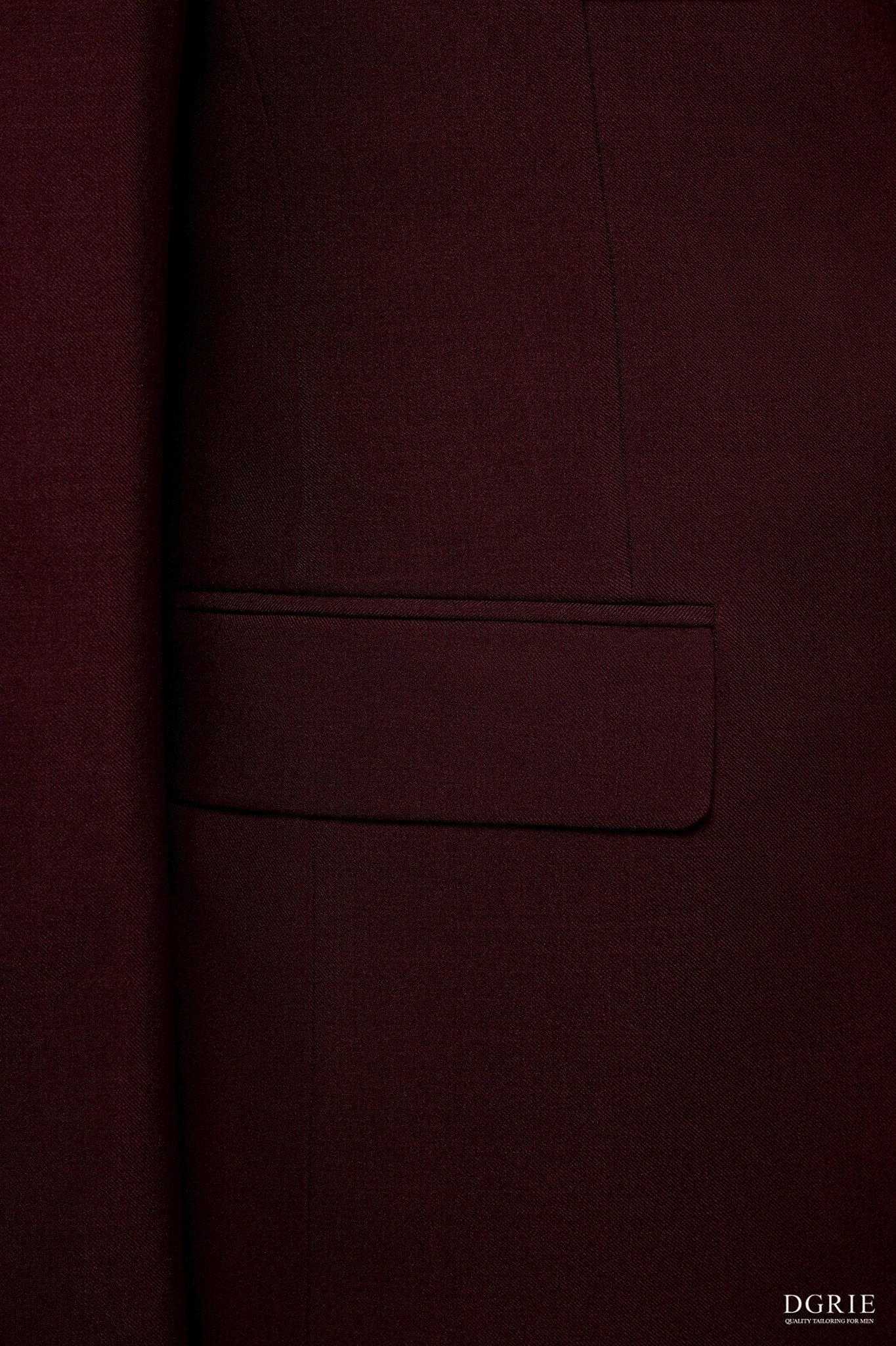 DGRIE Play - Mahogany Red Standard Notch Lapel Suit