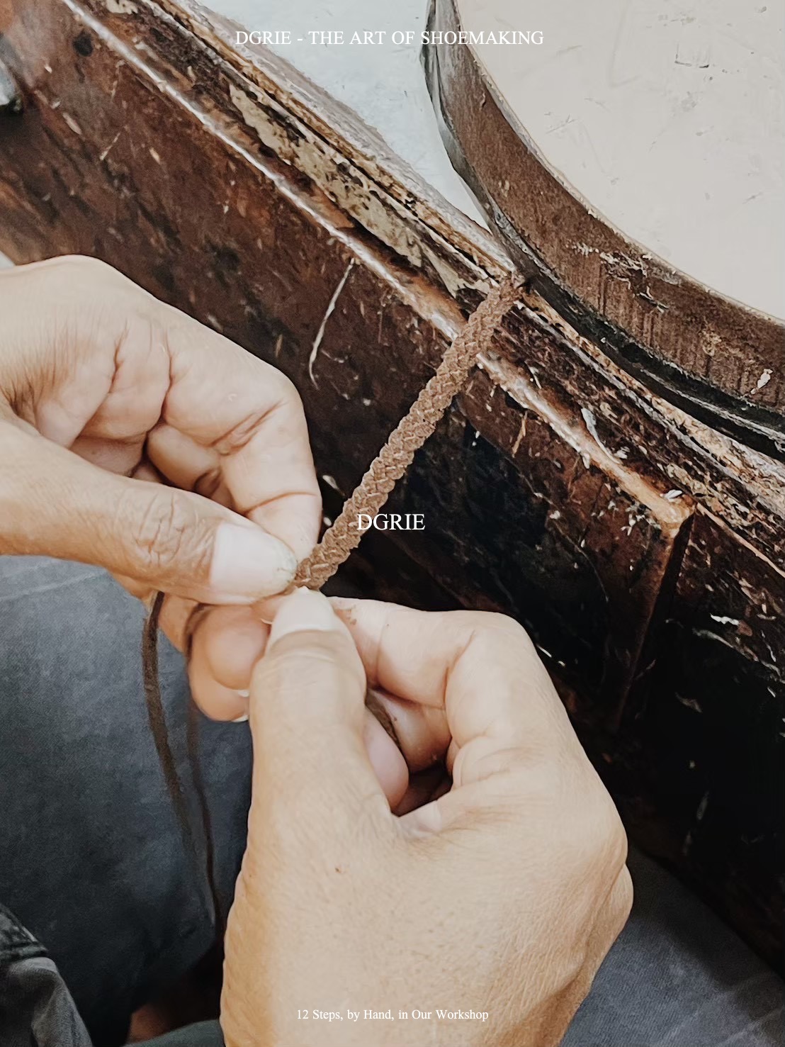 DGRIE SHOES - THE ART OF SHOEMAKING