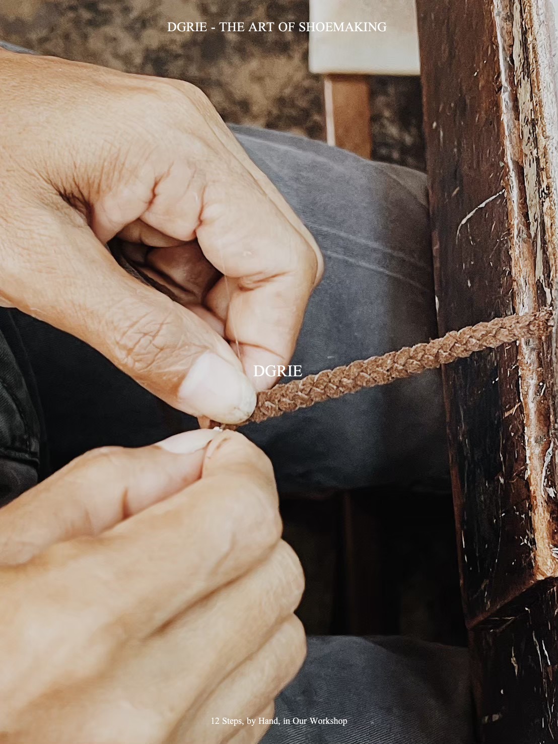 DGRIE SHOES - THE ART OF SHOEMAKING