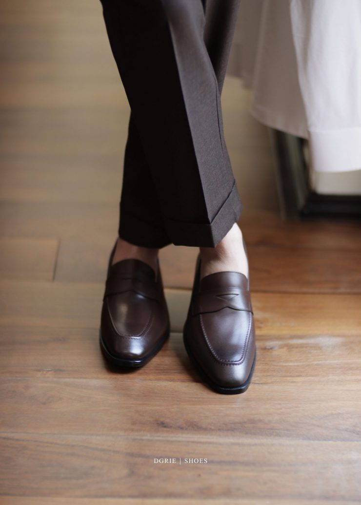 DGRIE – The Ultimate Classic | Premium Penny Loafer Dark Brown Shoes