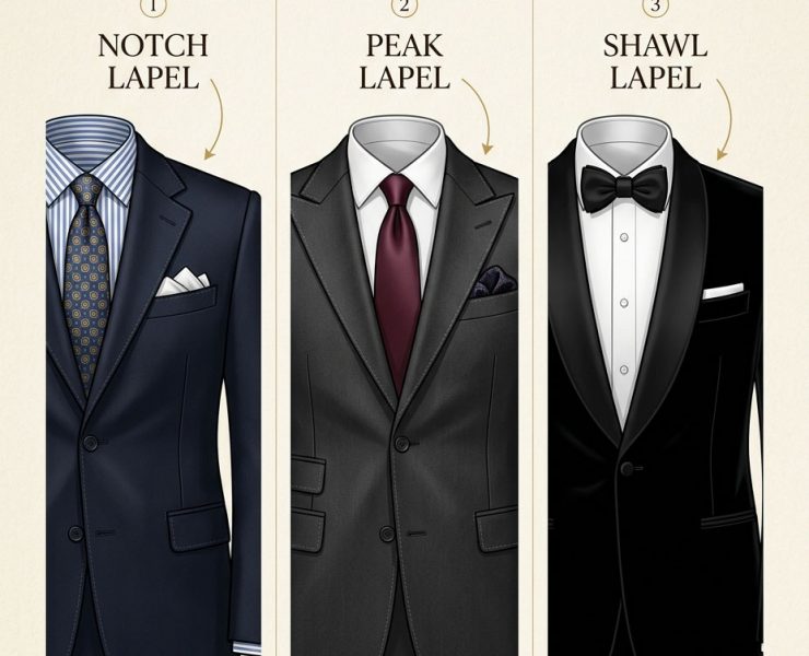 DGRIE - Get to Know the Suit Lapel - 3 Classic Styles 6 DGRIE - Get to Know the Suit Lapel - 3 Classic Styles