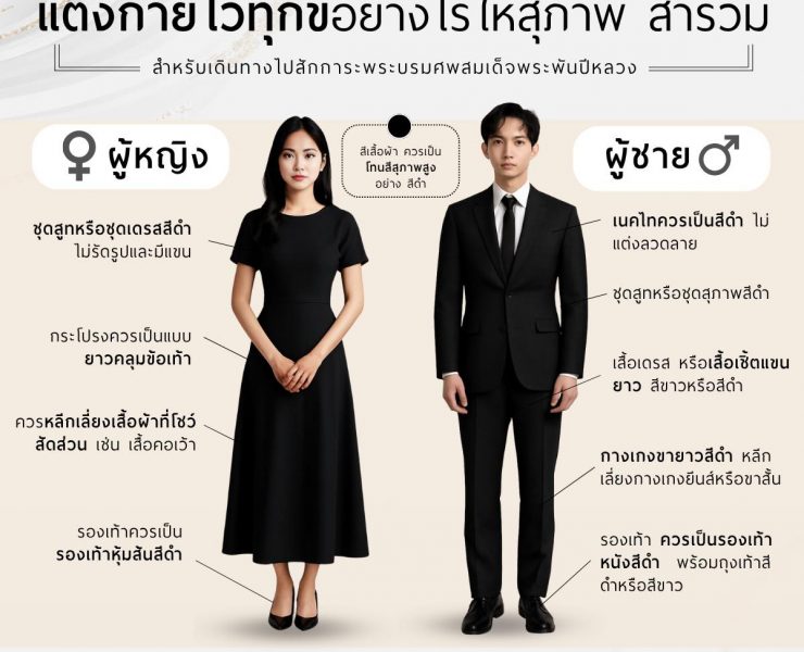 How should one dress respectfully and solemnly during mourning?