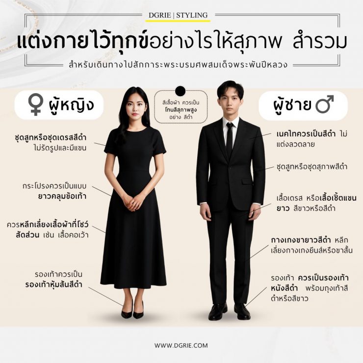 How should one dress respectfully and solemnly during mourning?