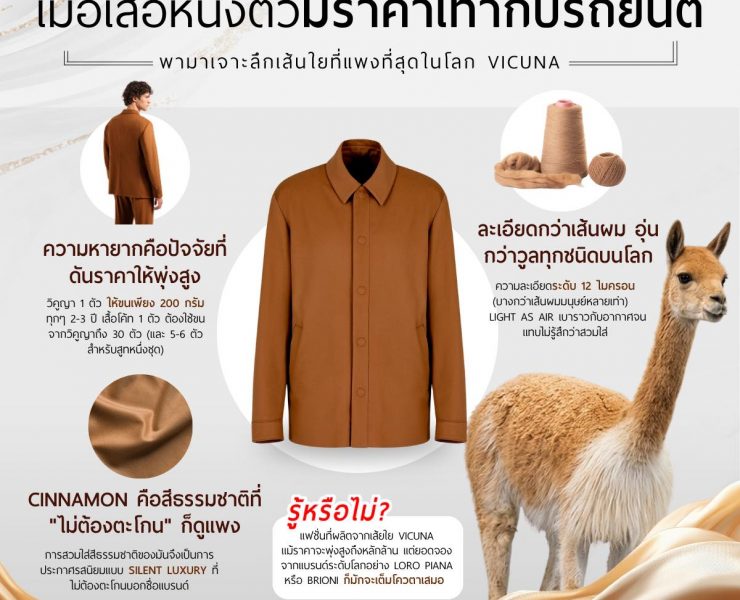 Vicuna: When a single garment costs as much as a car. 7 Vicuna: When a single garment costs as much as a car.