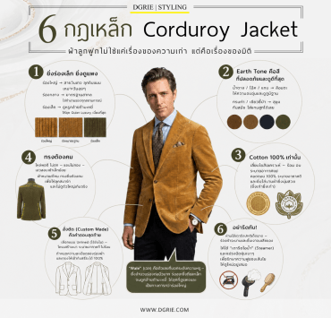 6 Golden Rules for Corduroy Jackets to Transform Your Look and Make It Elevate Your Style.