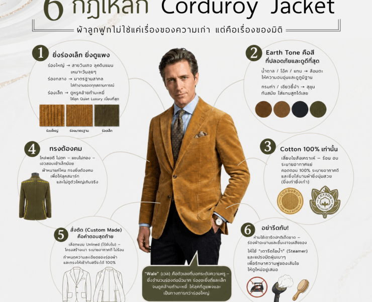 6 Golden Rules for Corduroy Jackets to Transform Your Look and Make It Elevate Your Style.