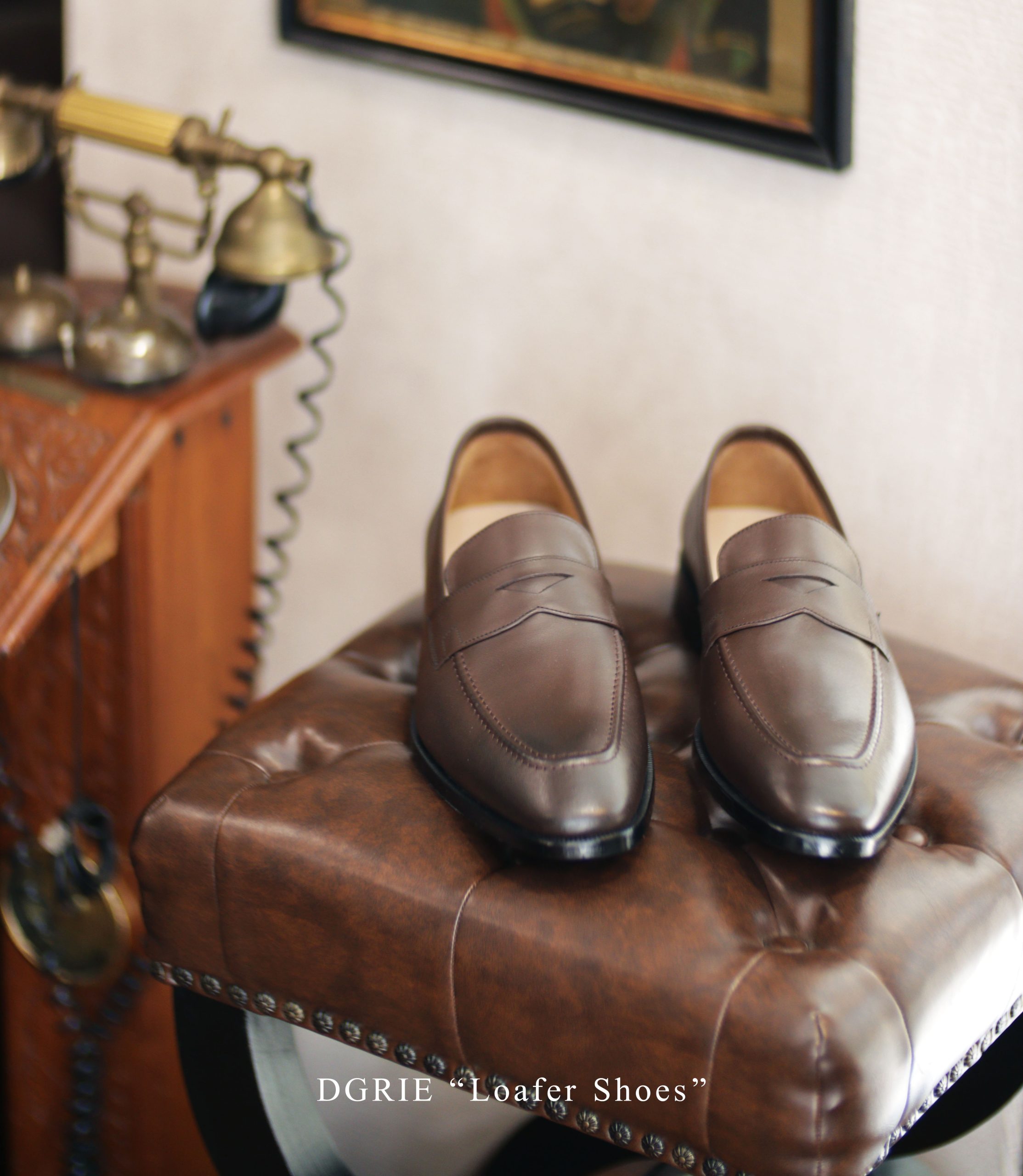 Dark Brown Premium Full Grain Leather Penny Loafer