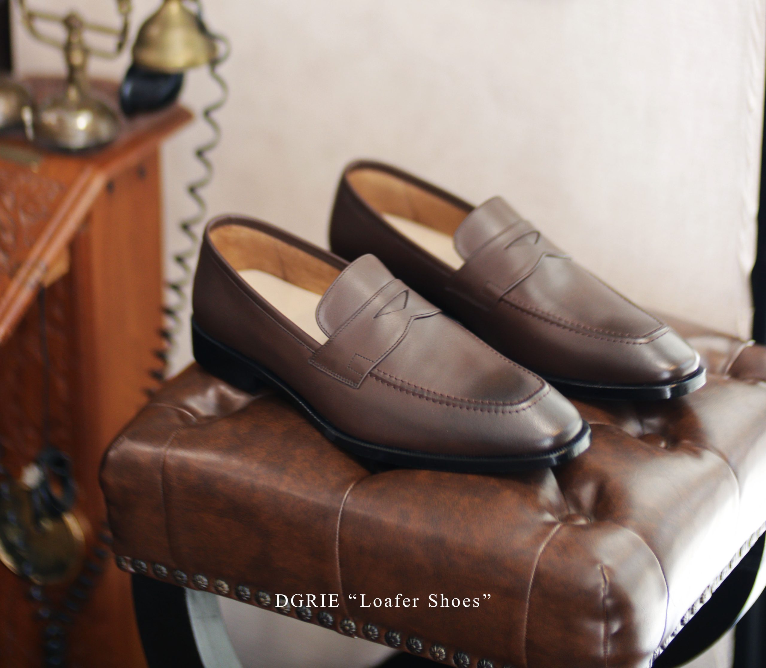 Dark Brown Premium Full Grain Leather Penny Loafer