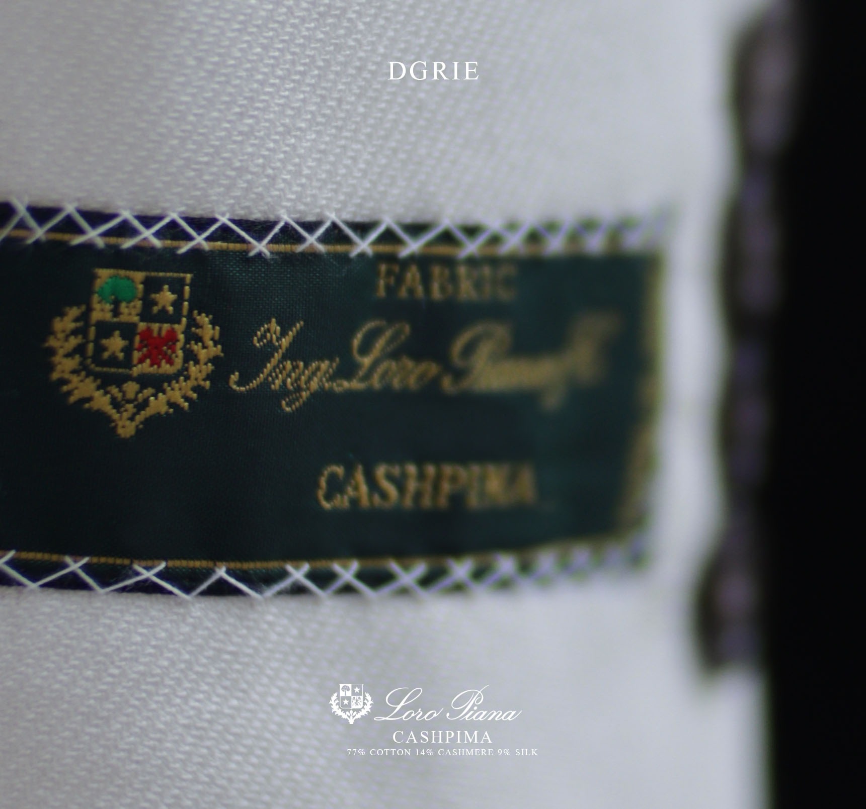 DGRIE - Loro Piana "Cashpima" Jacket