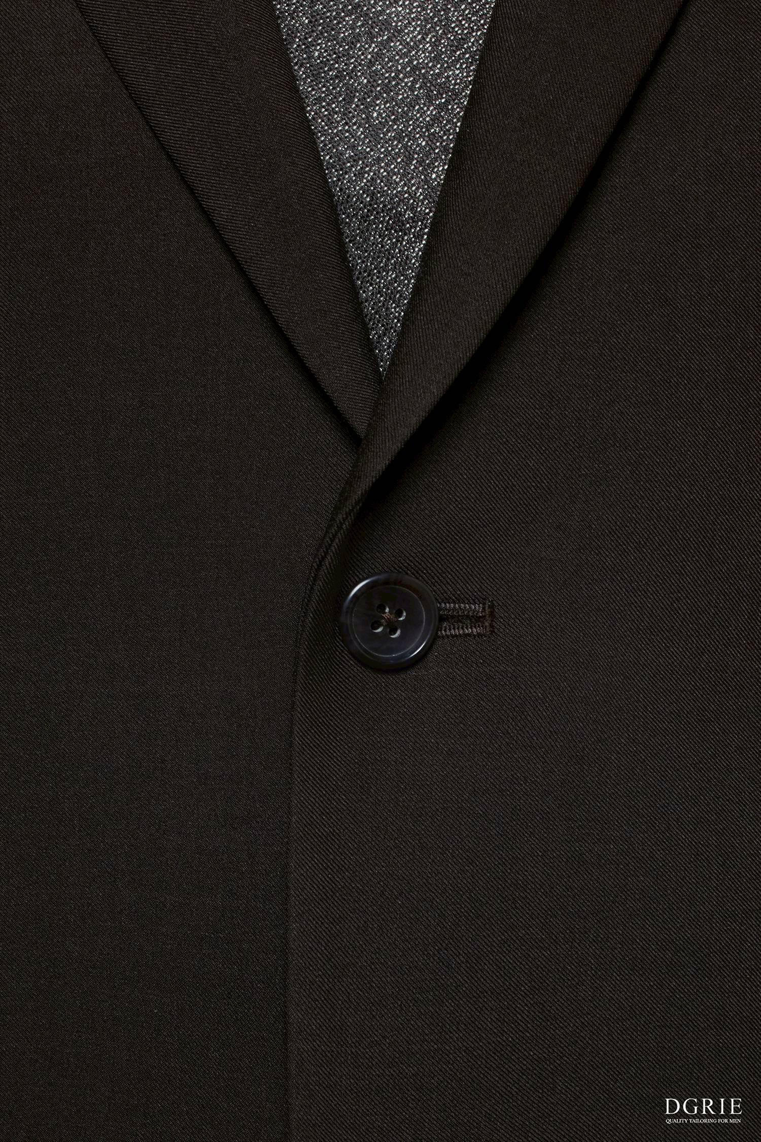 DGRIE Play - Dark Brown T/R 2-Button Standard Notch Lapel Suit