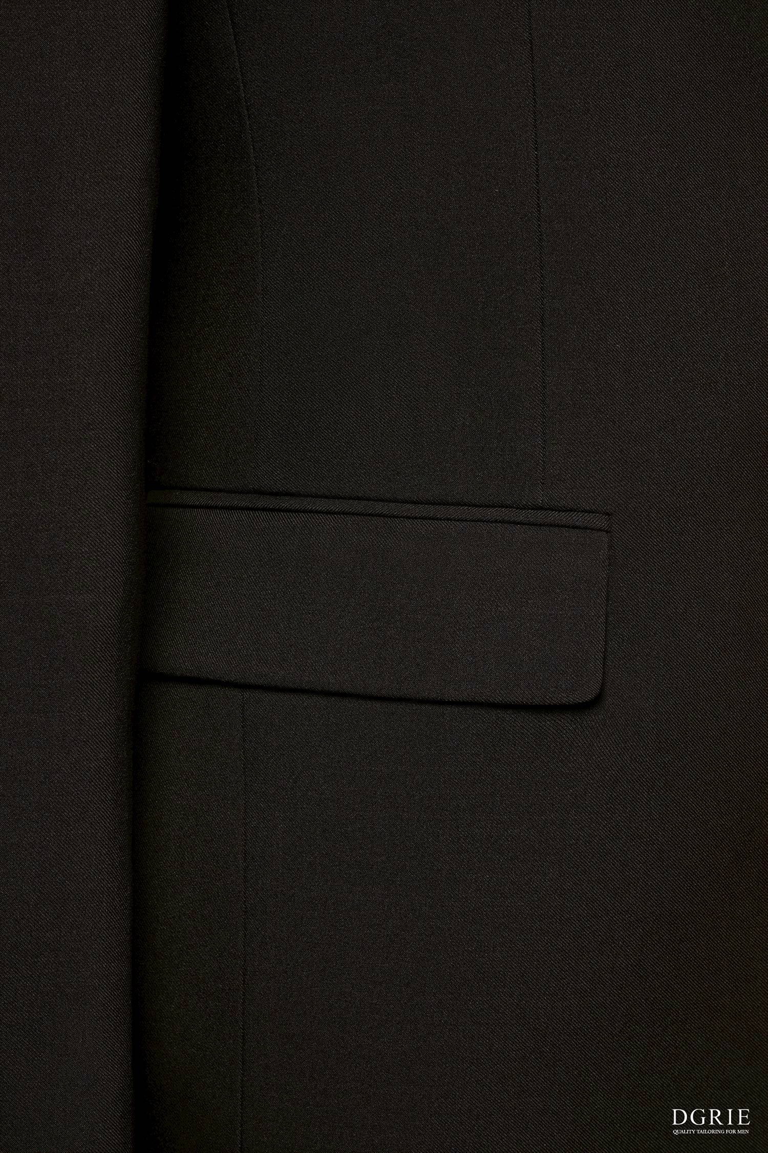 DGRIE Play - Dark Brown T/R 2-Button Standard Notch Lapel Suit
