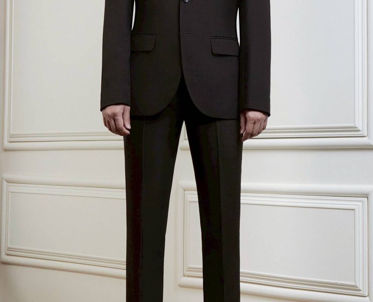 DGRIE Play - Dark Brown T/R 2-Button Standard Notch Lapel Suit