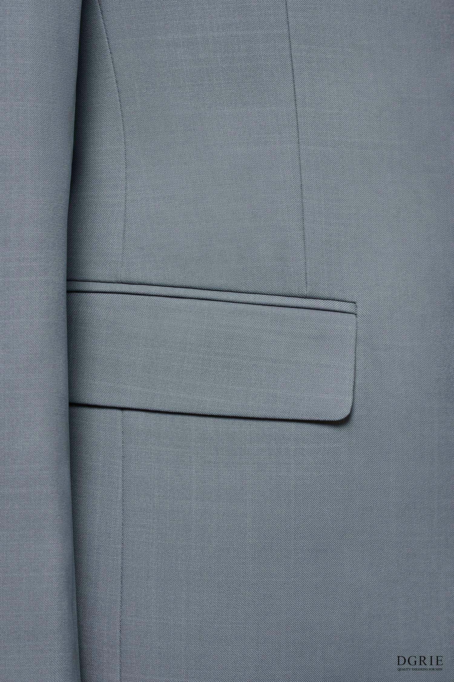 DGRIE Play - Light Grey 2-Button Standard Notch Lapel Suit 6 DGRIE Play - Light Grey 2-Button Standard Notch Lapel Suit