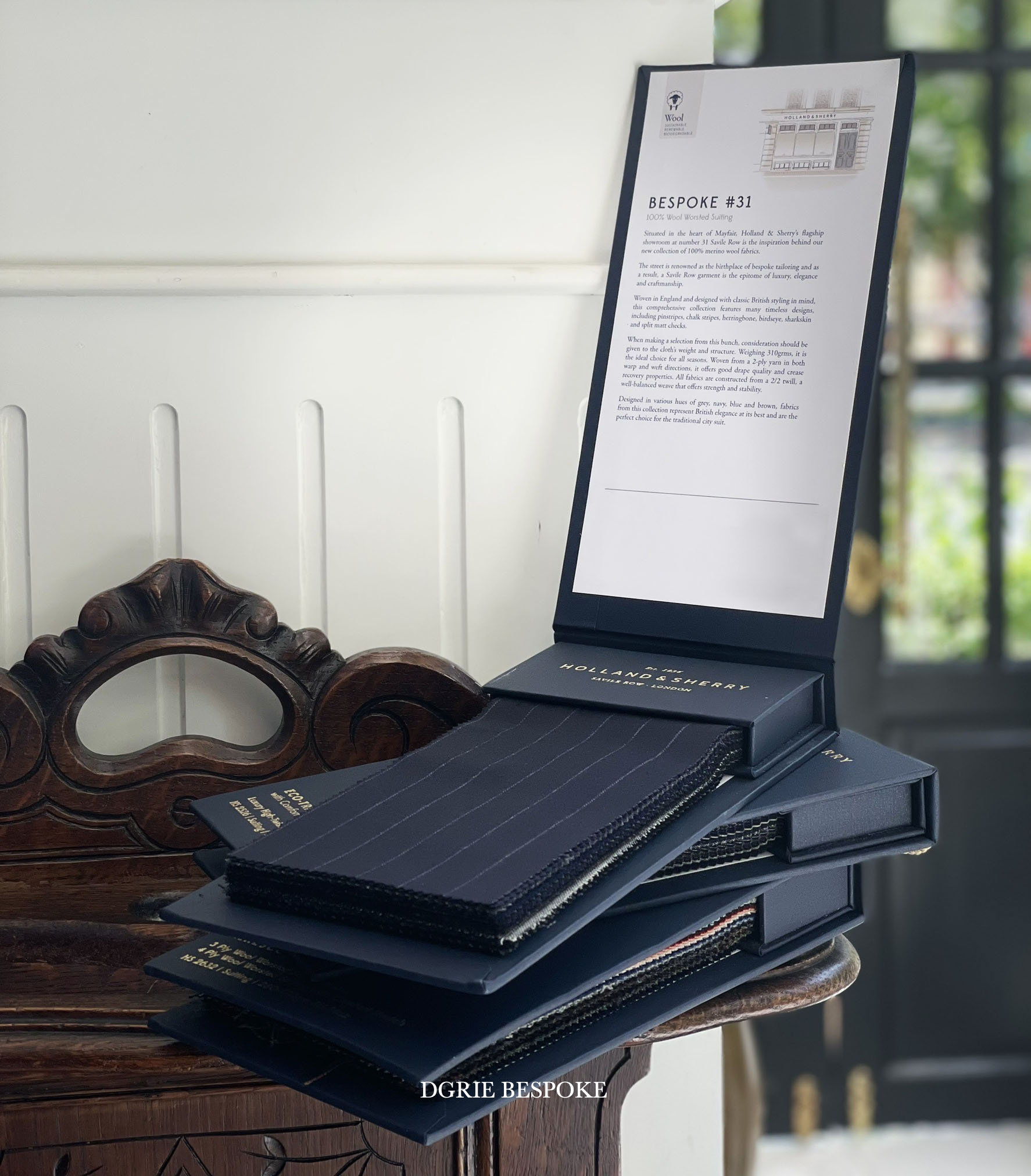 DGRIE x Holland & Sherry ECO-TRAVELLER®, BESPOKE #31, AIRESCO