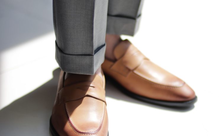 รองเท้ารุ่น Veg Tan Premium Penny Loafer