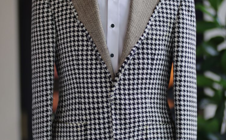 Bespoke Houndstooth Jacket: The Art of Full Canvas & Carnet (Ferla Summer)