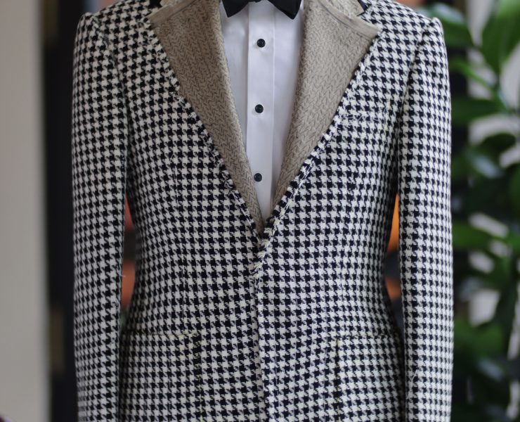 Bespoke Houndstooth Jacket: The Art of Full Canvas & Carnet (Ferla Summer)