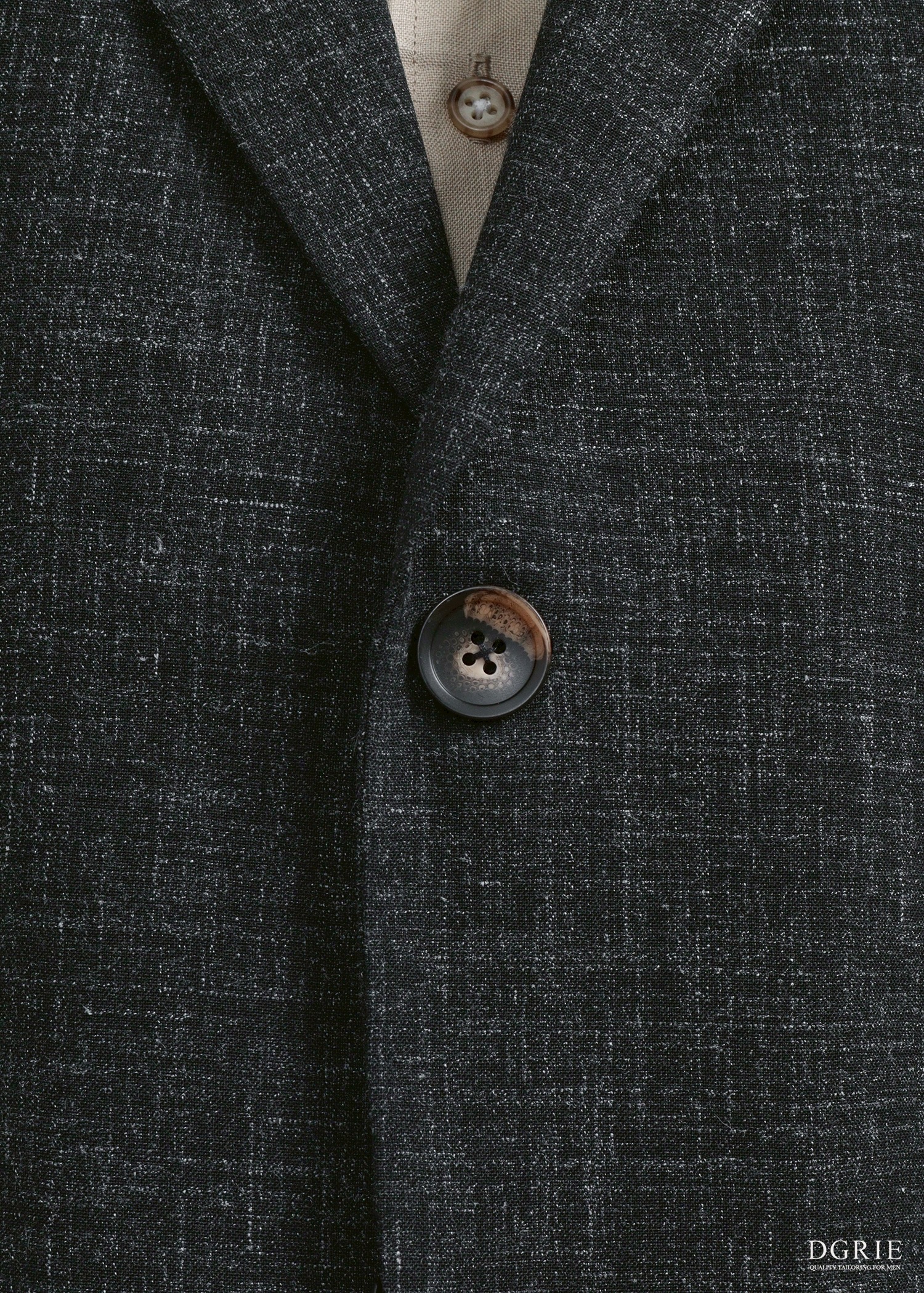 เสื้อสูท Dark Gray Wool & Linen Jacket