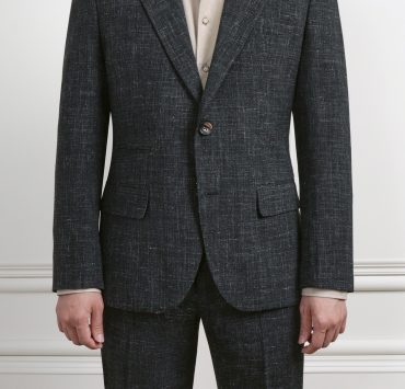 เสื้อสูท Dark Gray Wool & Linen Jacket