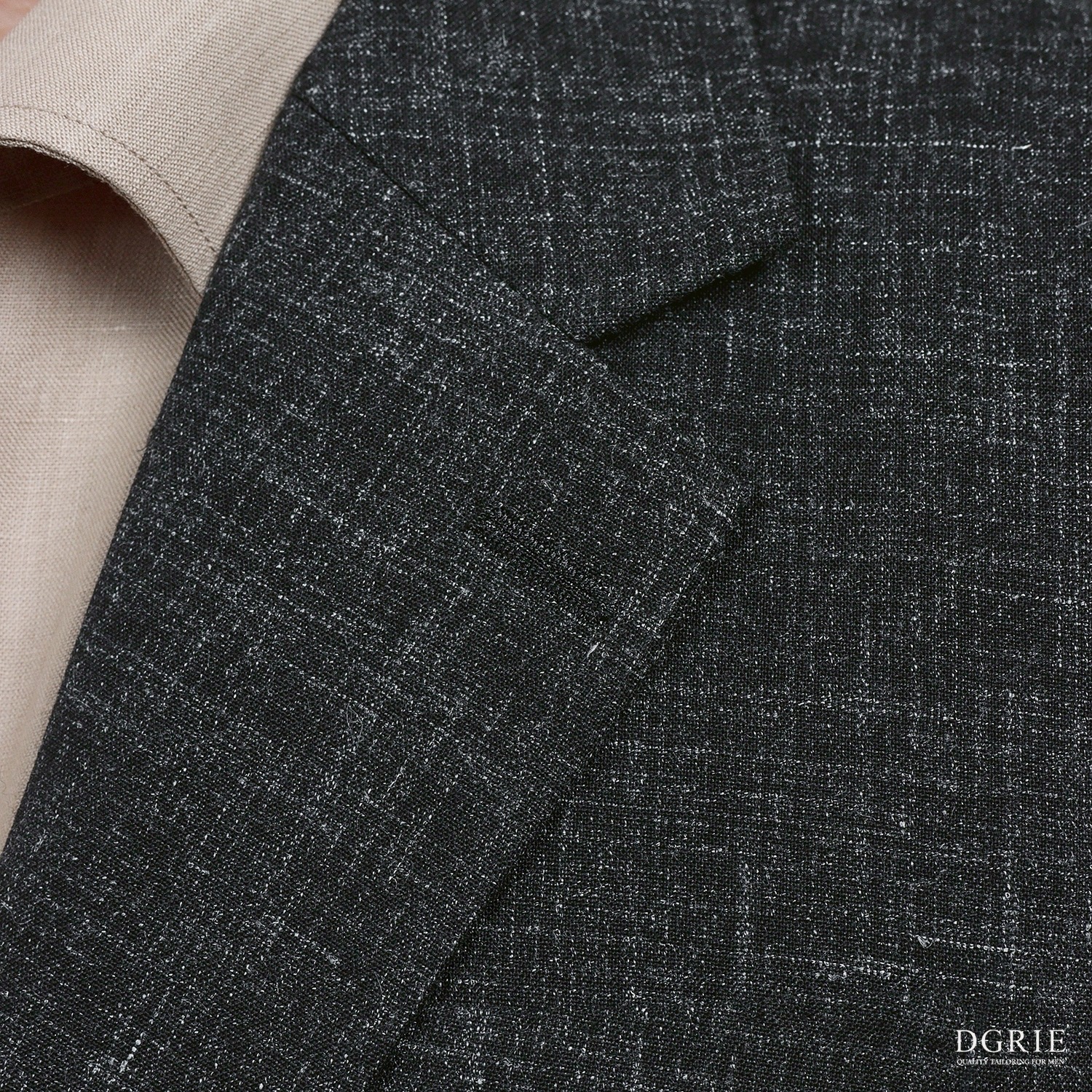 เสื้อสูท Dark Gray Wool & Linen Jacket