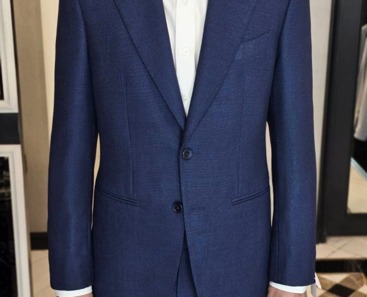 DGRIE - ตัดสูท Navy Hopsack Wool Suit 18 DGRIE - ตัดสูท Navy Hopsack Wool Suit