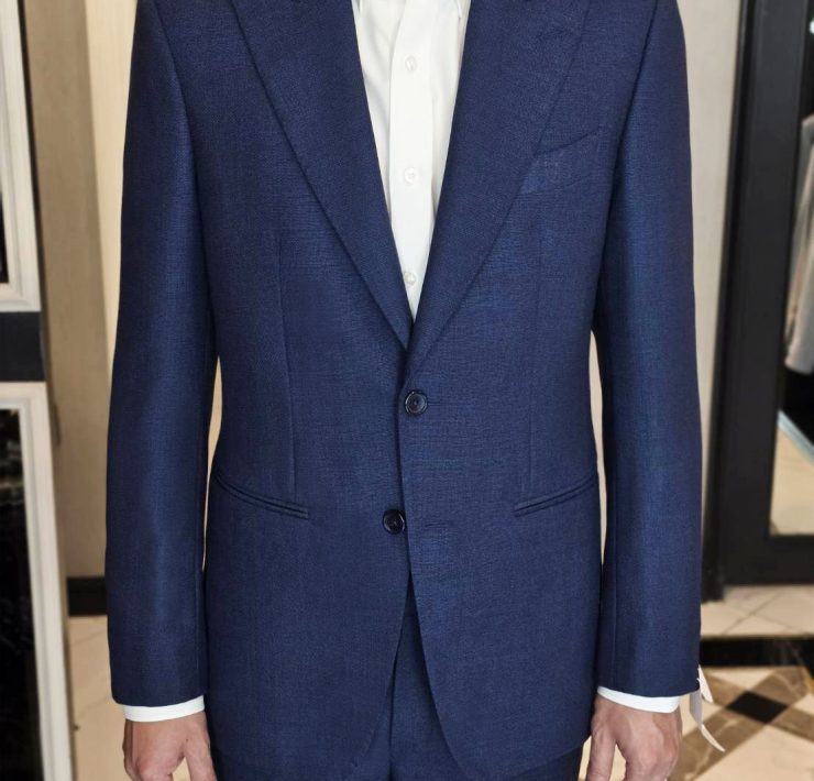 DGRIE - ตัดสูท Navy Hopsack Wool Suit 4 DGRIE - ตัดสูท Navy Hopsack Wool Suit