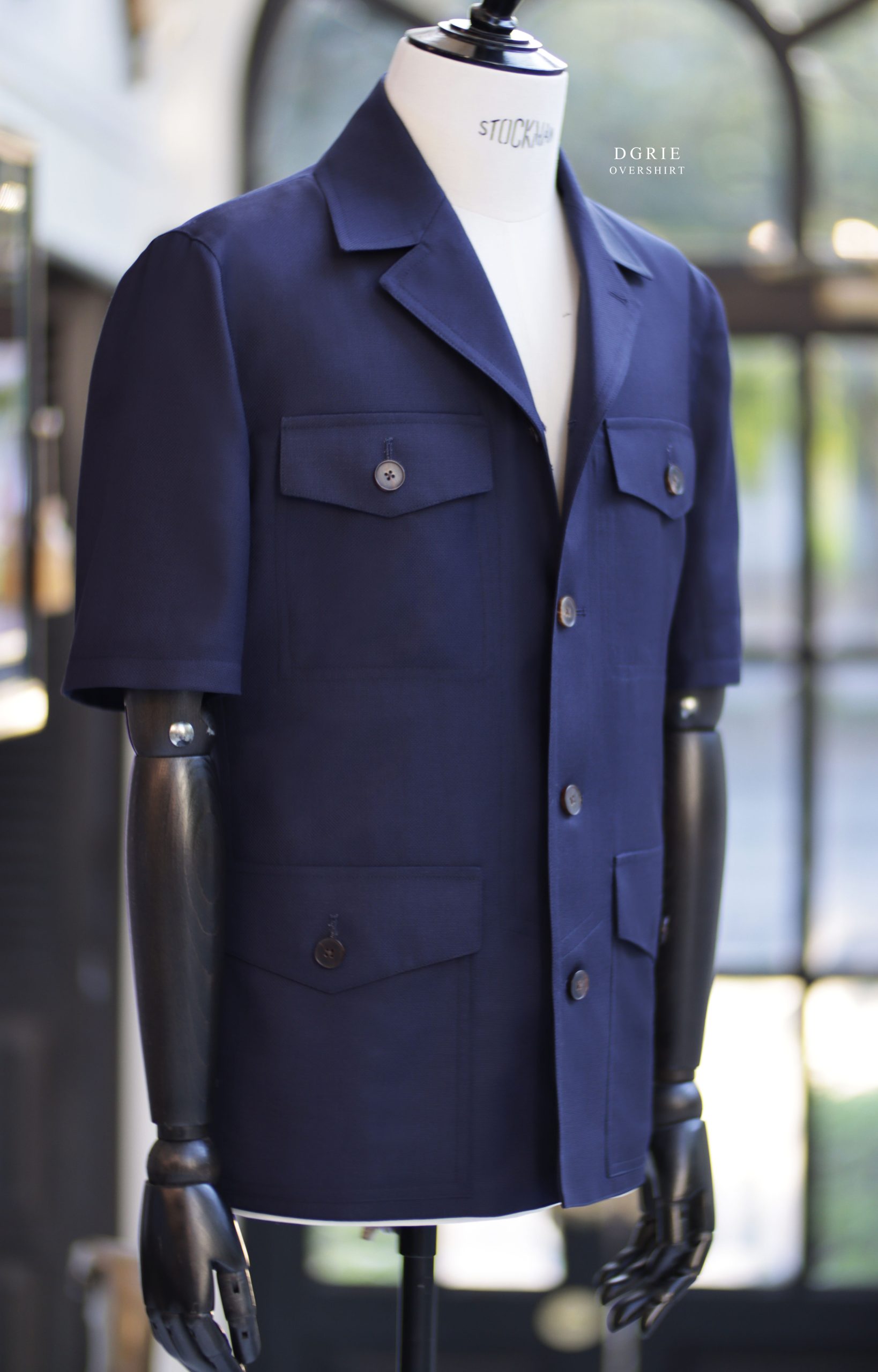 DGRIE - Navy Safari Overshirt