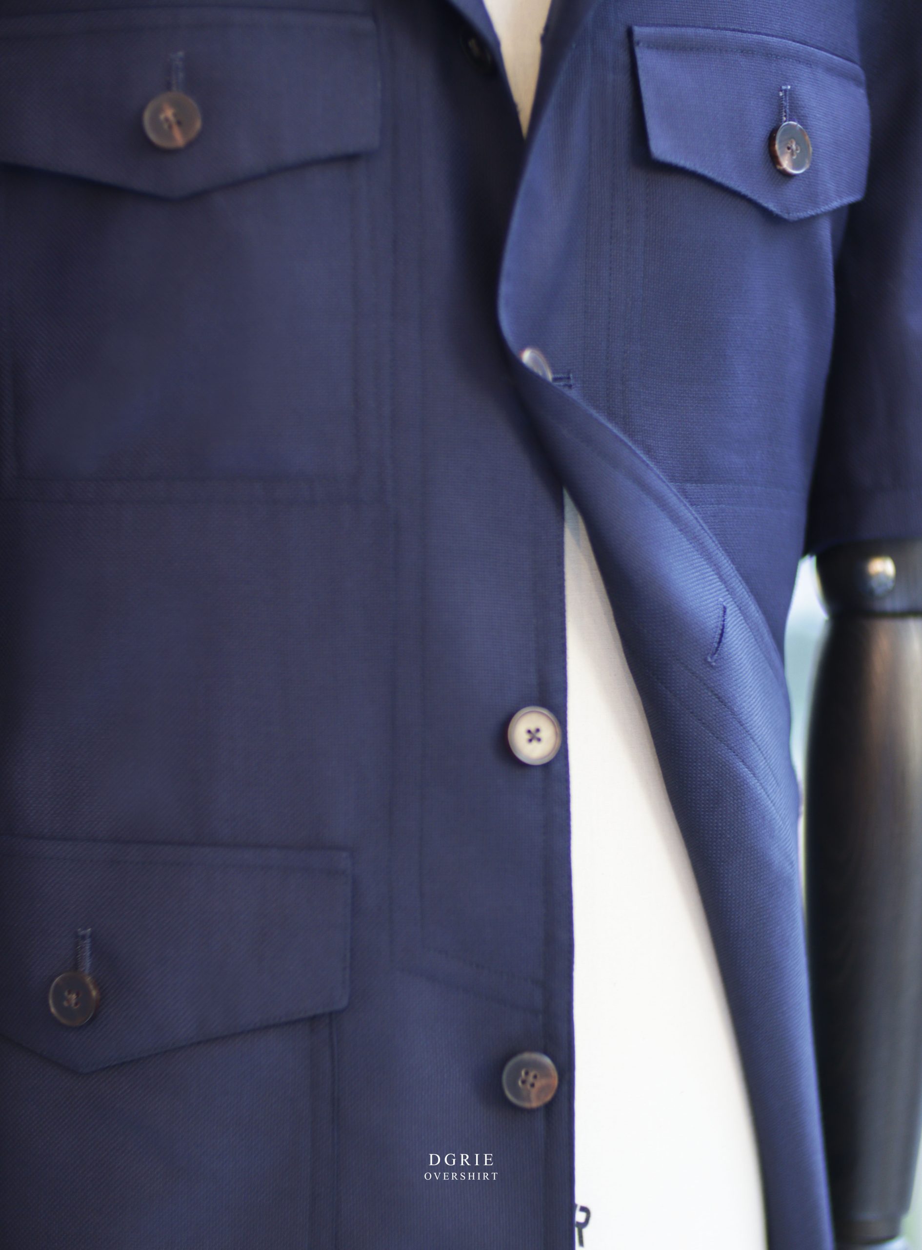 DGRIE - Navy Safari Overshirt