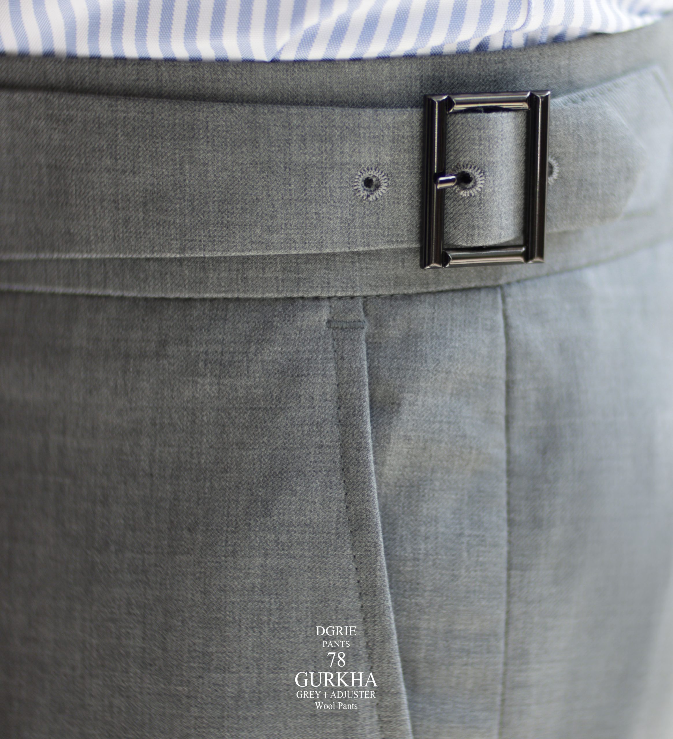 DGRIE PANTS 78 - ตัดกางเกง Classic Grey Gurkha PANTS 4 DGRIE PANTS 78 - ตัดกางเกง Classic Grey Gurkha PANTS