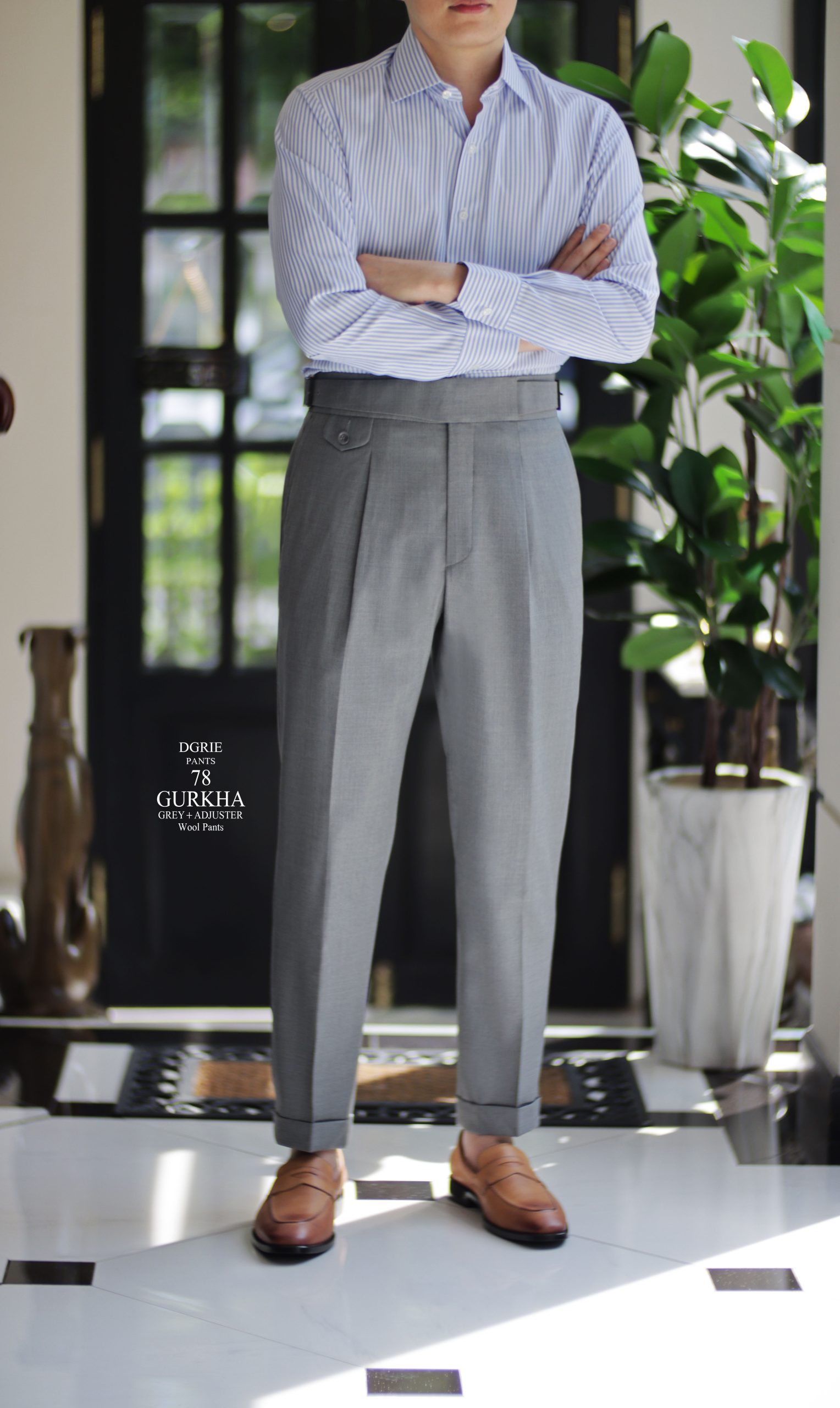DGRIE PANTS 78 - ตัดกางเกง Classic Grey Gurkha PANTS 5 DGRIE PANTS 78 - ตัดกางเกง Classic Grey Gurkha PANTS