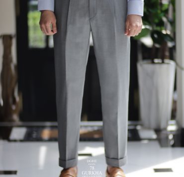 DGRIE PANTS 78 - ตัดกางเกง Classic Grey Gurkha PANTS