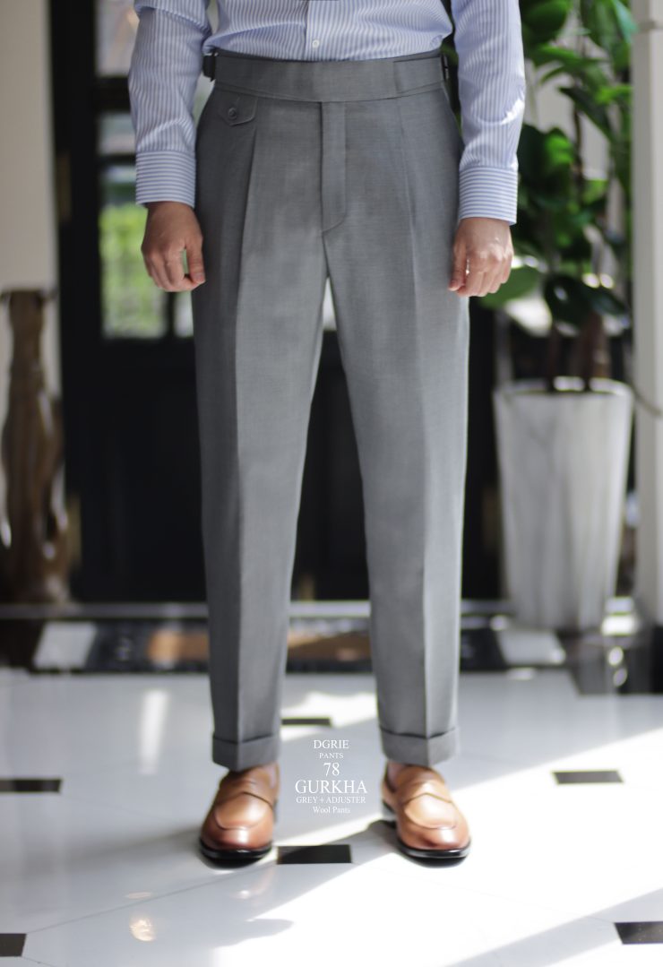 DGRIE PANTS 78 - ตัดกางเกง Classic Grey Gurkha PANTS