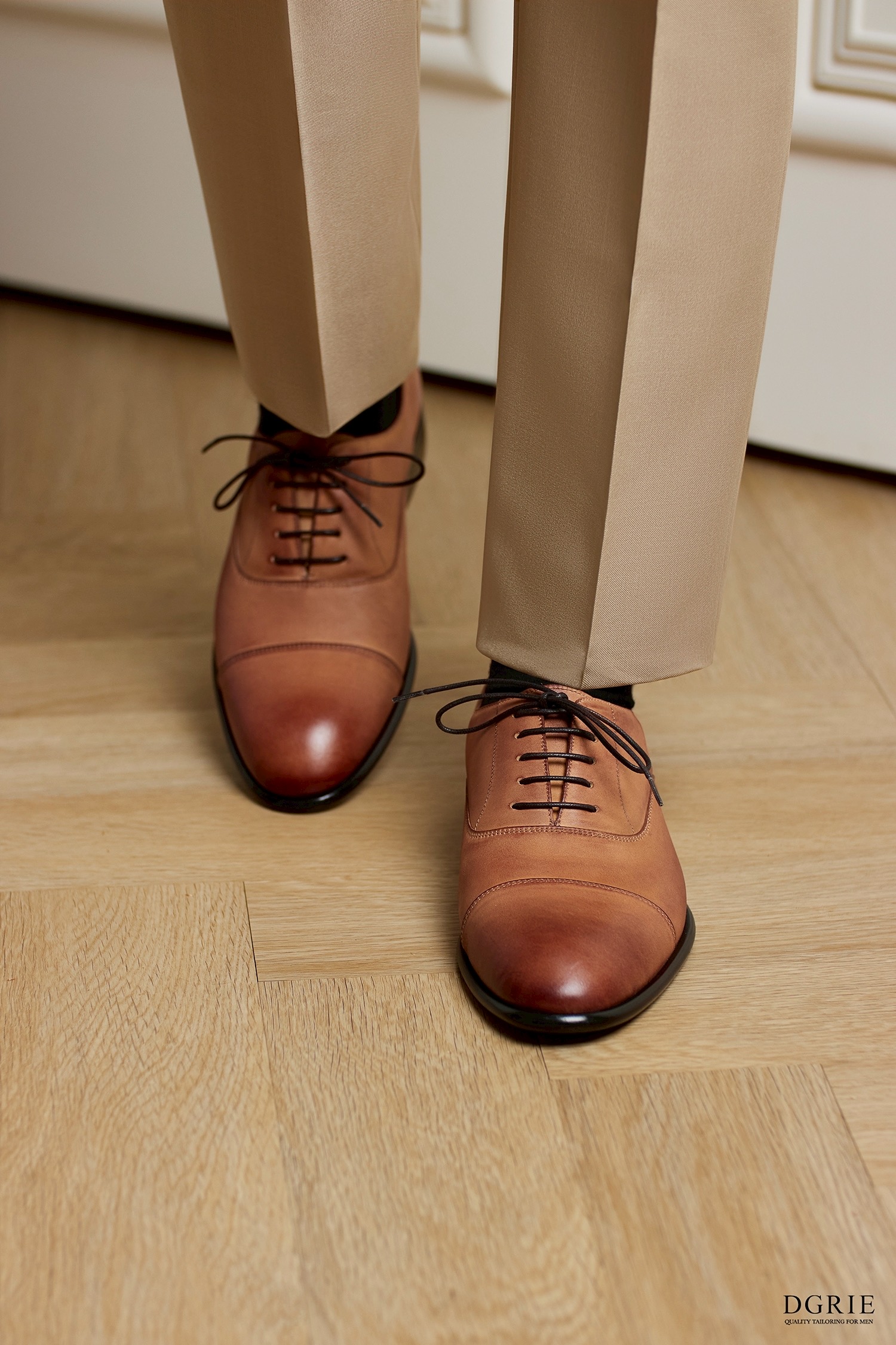 Veg Tan Round Cap Toe Oxford Shoes 13 Veg Tan Round Cap Toe Oxford Shoes