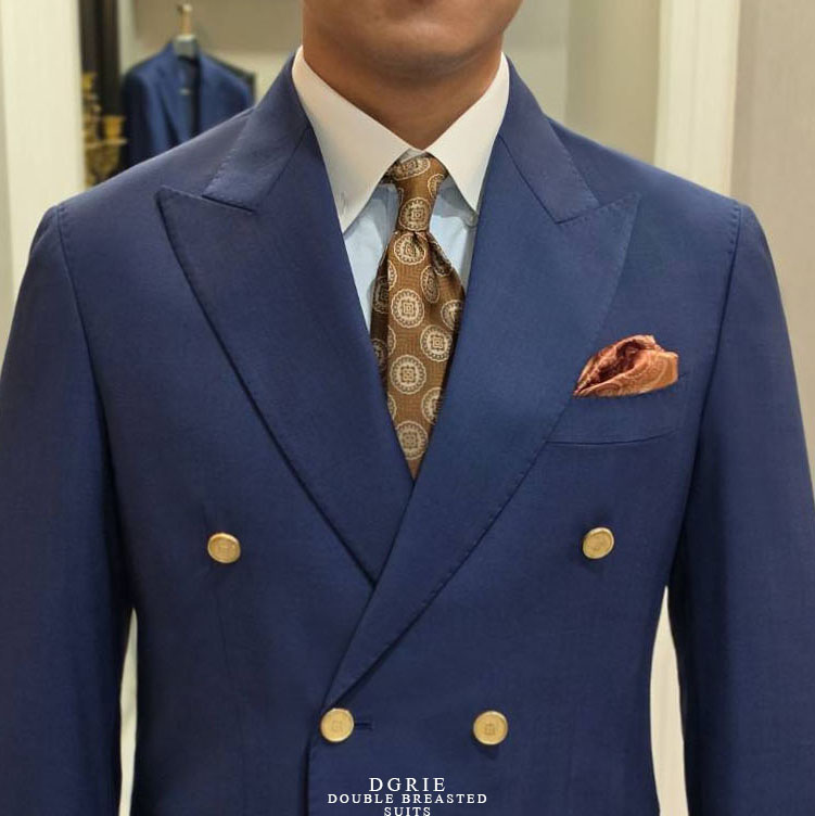 ร้านตัดสูท The Classic Riviera Navy Double-Breasted 5 ร้านตัดสูท The Classic Riviera Navy Double-Breasted