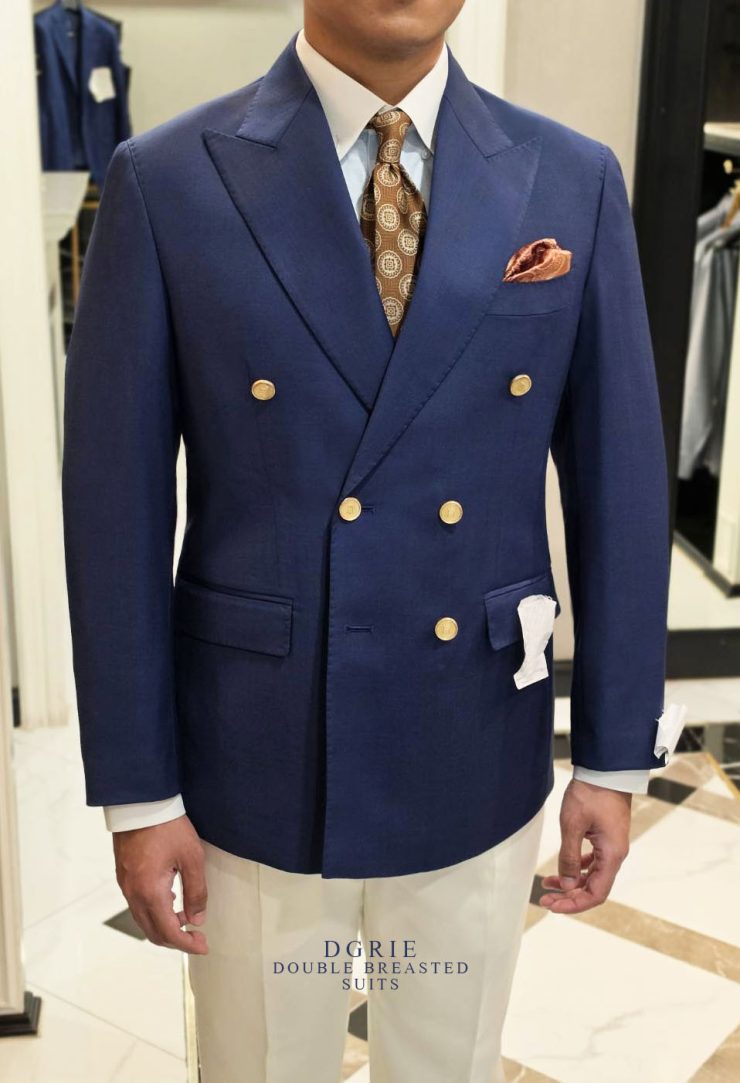 ร้านตัดสูท The Classic Riviera Navy Double-Breasted