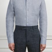 The Amalfi Coast One-Piece Collar Tencel Linen Shirt