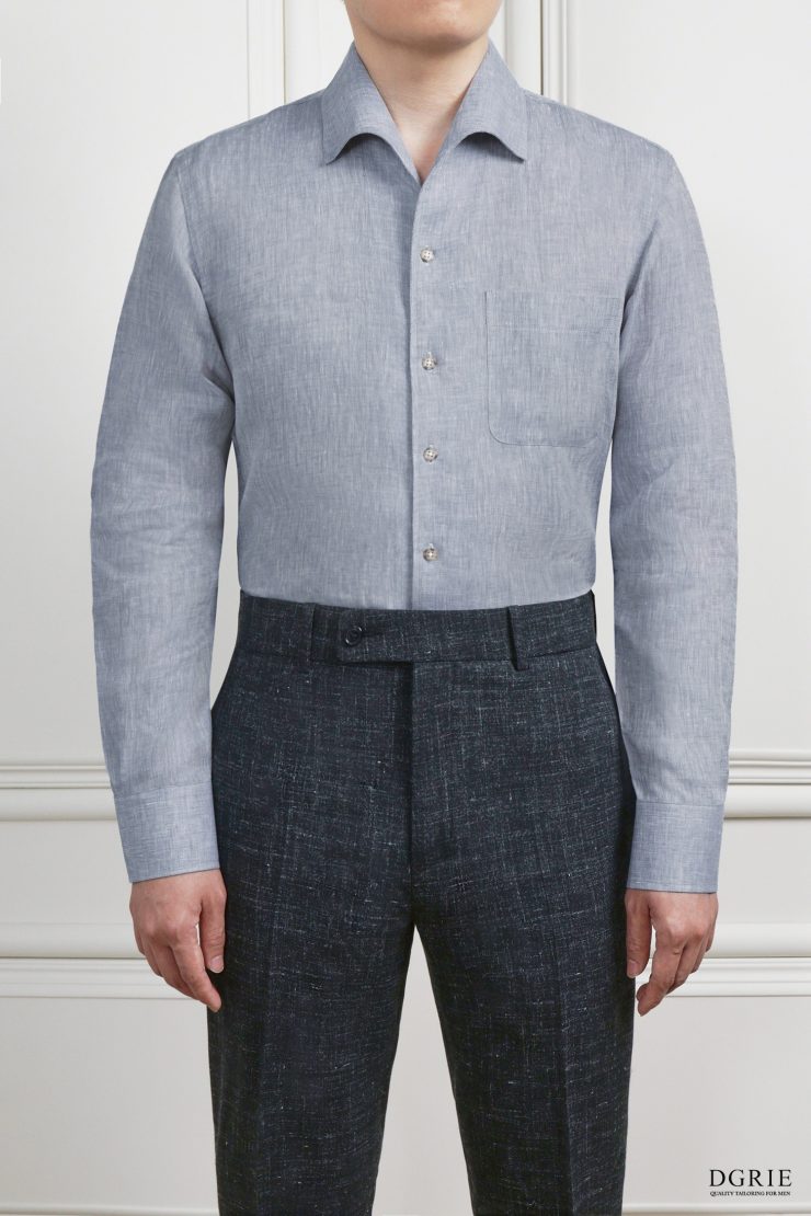 The Amalfi Coast One-Piece Collar Tencel Linen Shirt 1 The Amalfi Coast One-Piece Collar Tencel Linen Shirt