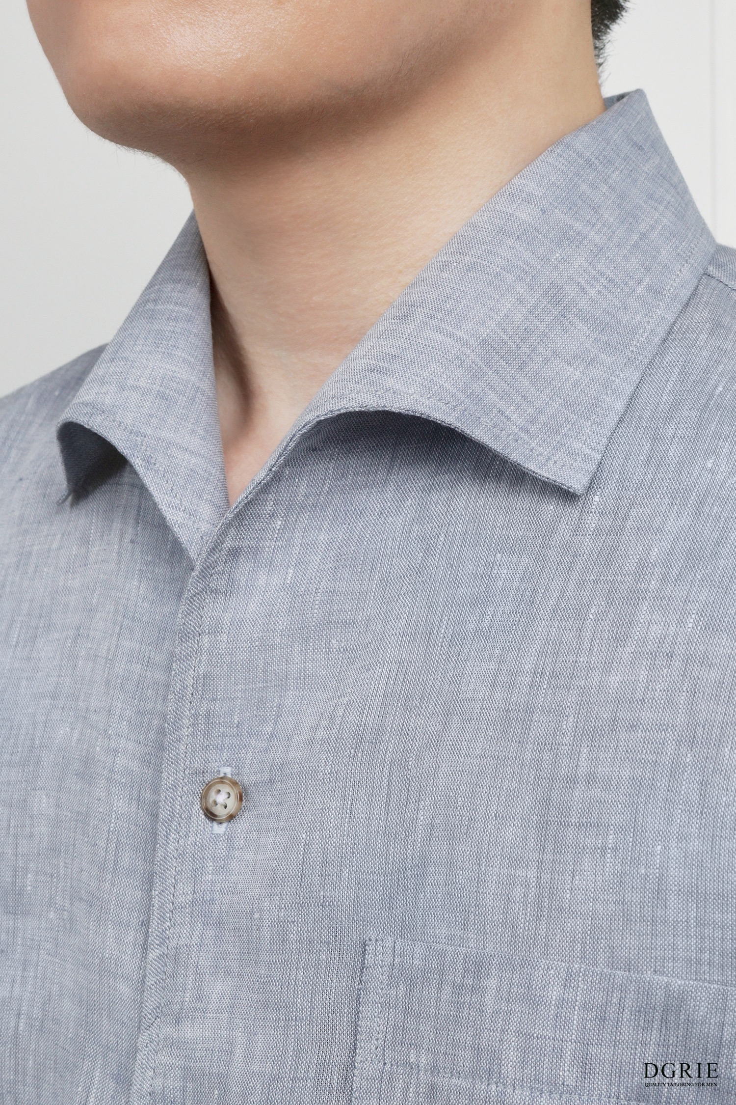 The Amalfi Coast One-Piece Collar Tencel Linen Shirt 4 The Amalfi Coast One-Piece Collar Tencel Linen Shirt