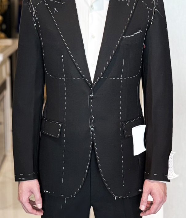 ตัดสูท DGRIE - Fitting - Black Airesco Peak Lapel Suits 18 ตัดสูท DGRIE - Fitting - Black Airesco Peak Lapel Suits