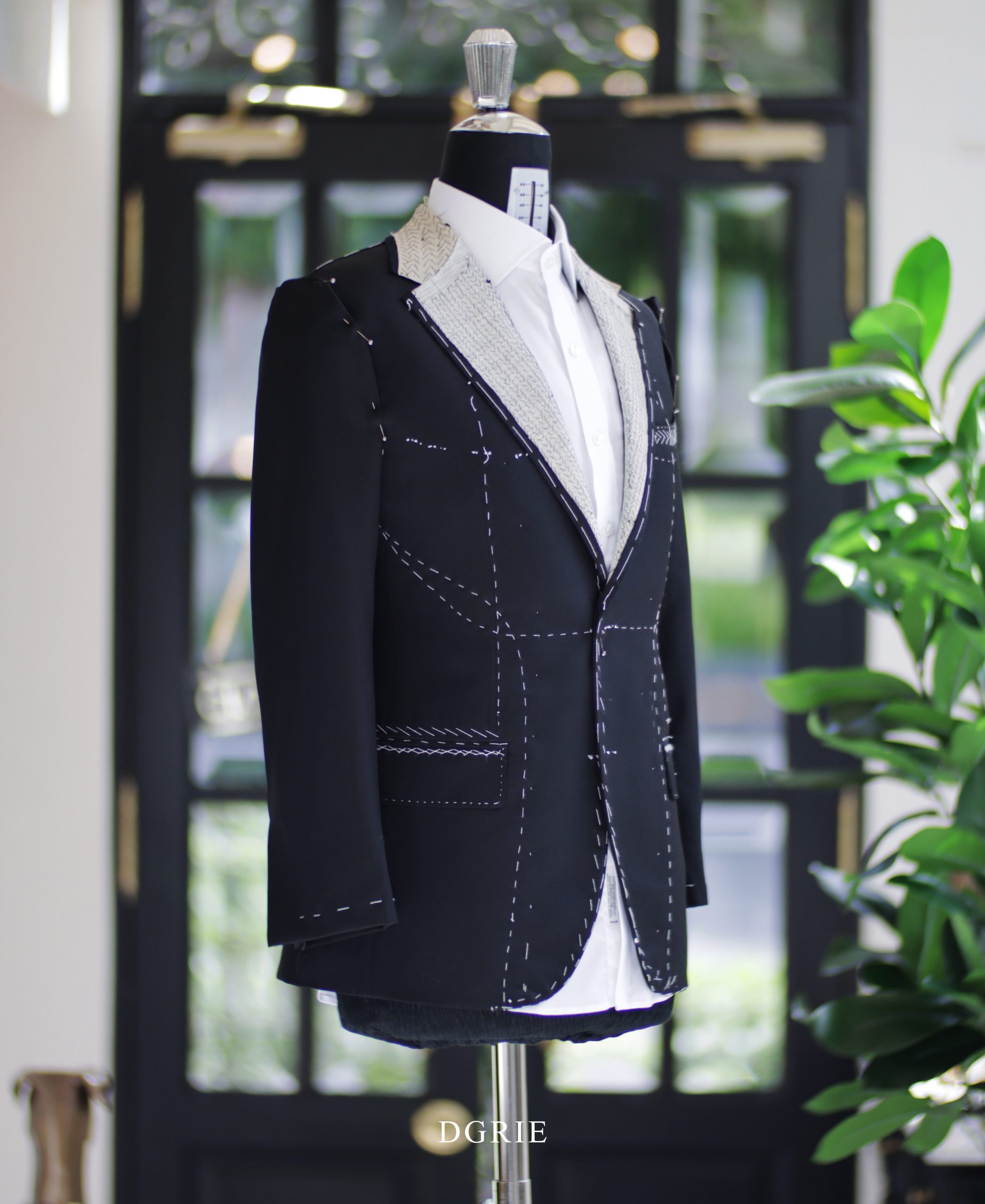 DGRIE Fitting Black Full Canvas Suits 5 DGRIE Fitting Black Full Canvas Suits