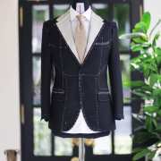 DGRIE Fitting Black Full Canvas Suits
