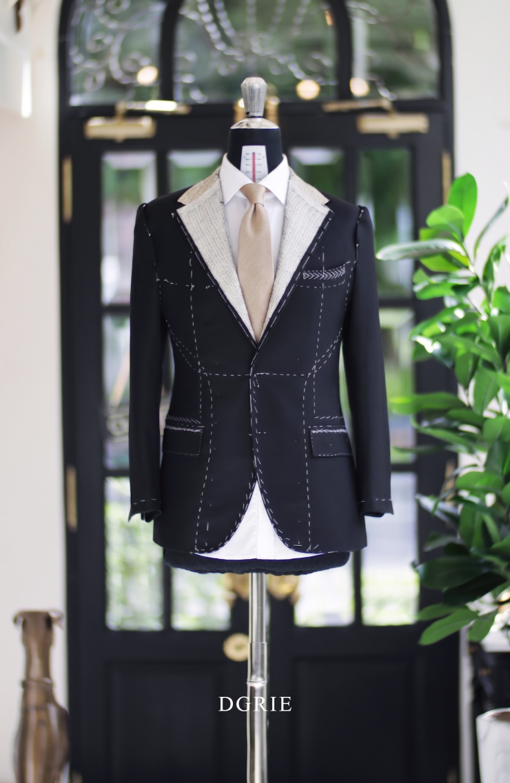 DGRIE Fitting Black Full Canvas Suits 1 DGRIE Fitting Black Full Canvas Suits