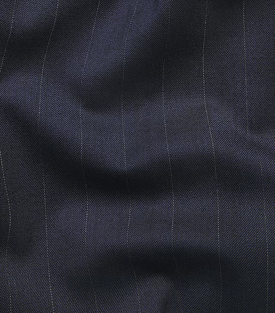 ตัดสูท DGRIE Navy Pin-Stripe Double-Breasted Suit 3 ตัดสูท DGRIE Navy Pin-Stripe Double-Breasted Suit