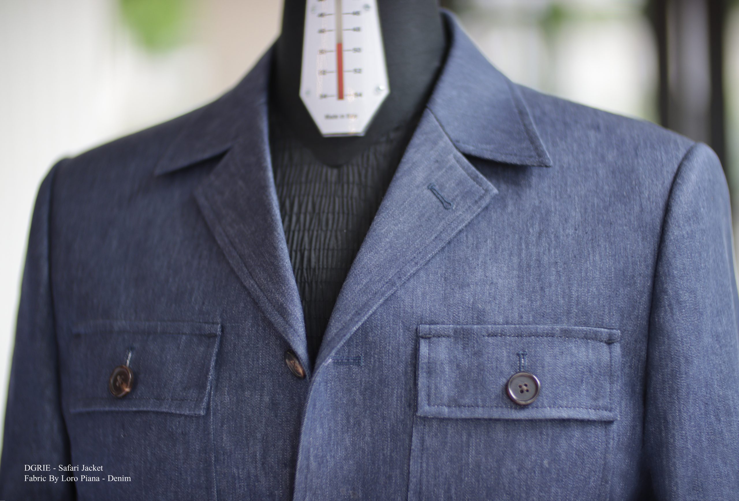 DGRIE Short-sleeved safari jacket - Loro Piana 6 DGRIE Short-sleeved safari jacket - Loro Piana